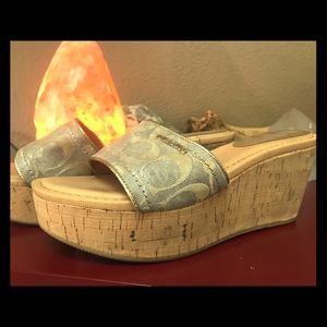Coach wedge sandals!